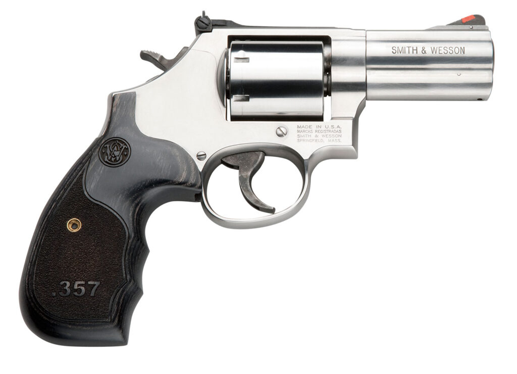 Smith & Wesson Model 686 Plus, .357 Magnum Revolver, 3" Barrel, Stainless, CA Compliant, 7-Round Capacity