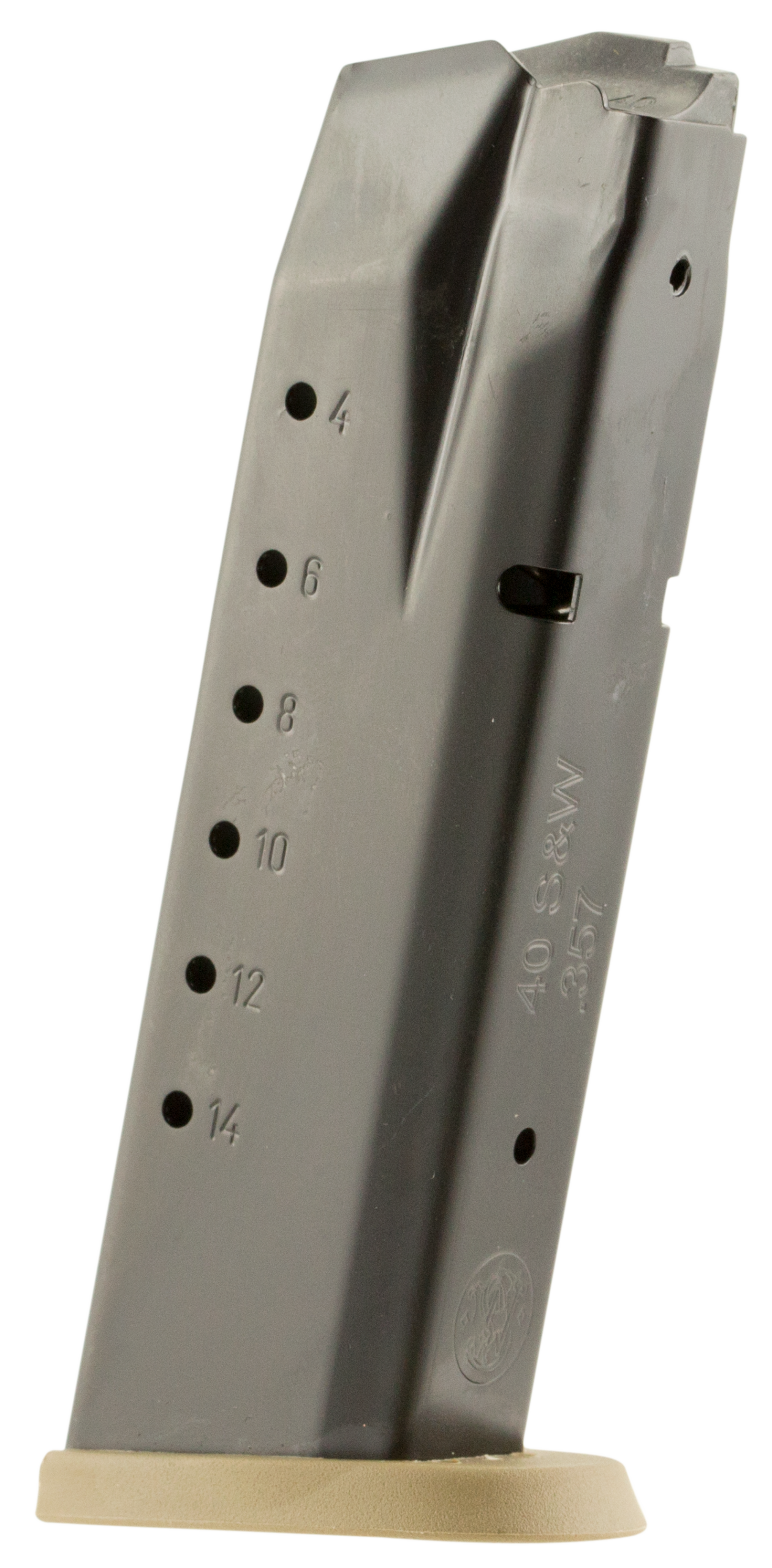 Smith & Wesson M&P40 M2.0 .40 S&W 15-Round Magazine, Flat Dark Earth Base Plate