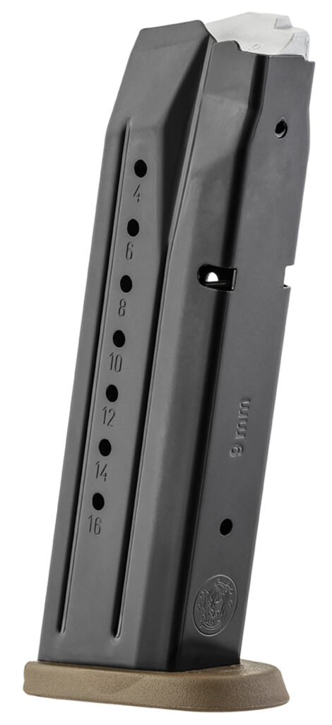 Smith & Wesson M&P9 M2.0 9mm 17-Round Magazine, Flat Dark Earth Base Plate