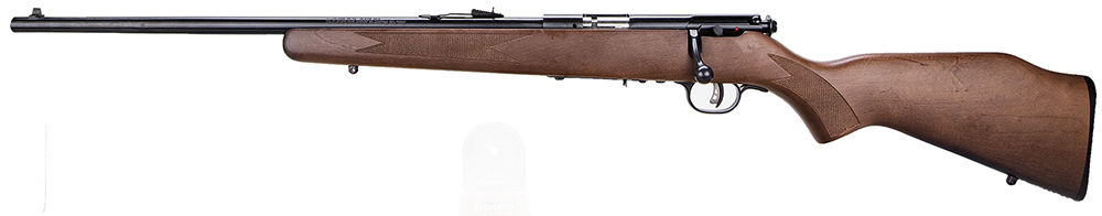 Savage Arms 93 G Left-Hand .22 WMR Rifle, 21" Barrel, Walnut Stained Wood