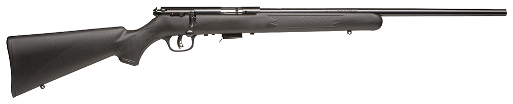 Savage Arms 93R17 F .17 HMR Rifle, 21" Barrel, Black Synthetic Stock