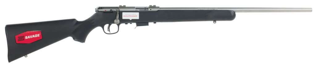 Savage Arms 93R17 FSS .17 HMR Rifle, 21" Barrel, Black Synthetic Stock