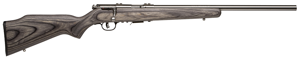 Savage Arms 93R17 Bvss .17 HMR Rifle, 21" Barrel, Gray And Black Laminate