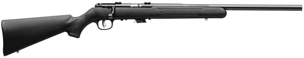 Savage Arms Mark 2 FV .22 LR Rifle, 21" Barrel, Black Checkered Synthetic Stock