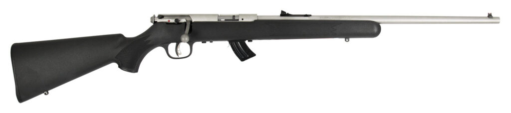 Savage Arms Mark 2 FSS .22 LR Rifle, 21" Barrel, Synthetic/Black/Checkered/Pistol Grip