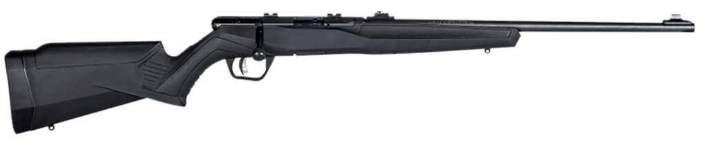 Savage Arms B Series F .22 LR Rifle, 21" Barrel, Black Synthetic Stock