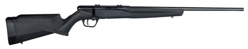 Savage Arms B Series F .22 WMR Rifle, 21" Barrel, Black Synthetic Stock