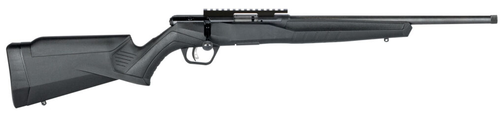 Savage Arms B Series FV-SR .22 WMR Rifle, 16.25" Barrel, Black Synthetic Stock