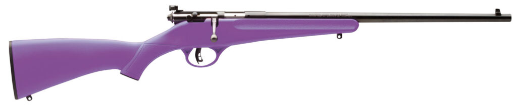 Savage Arms Rascal Youth .22 LR Rifle, 16.13" Barrel, Purple Synthetic
