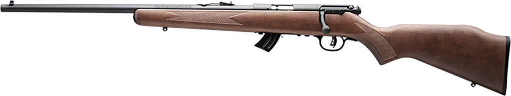Savage Arms Mark 2 GL Left-Hand .22 LR Rifle, 21" Barrel, Walnut Stained Wood