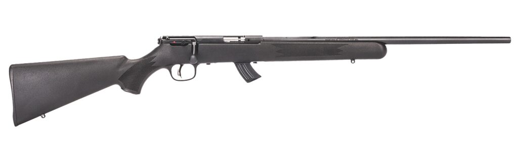 Savage Arms Mark 2 F .17 HM2 Rifle, 21" Barrel, Black Checkered Synthetic Stock