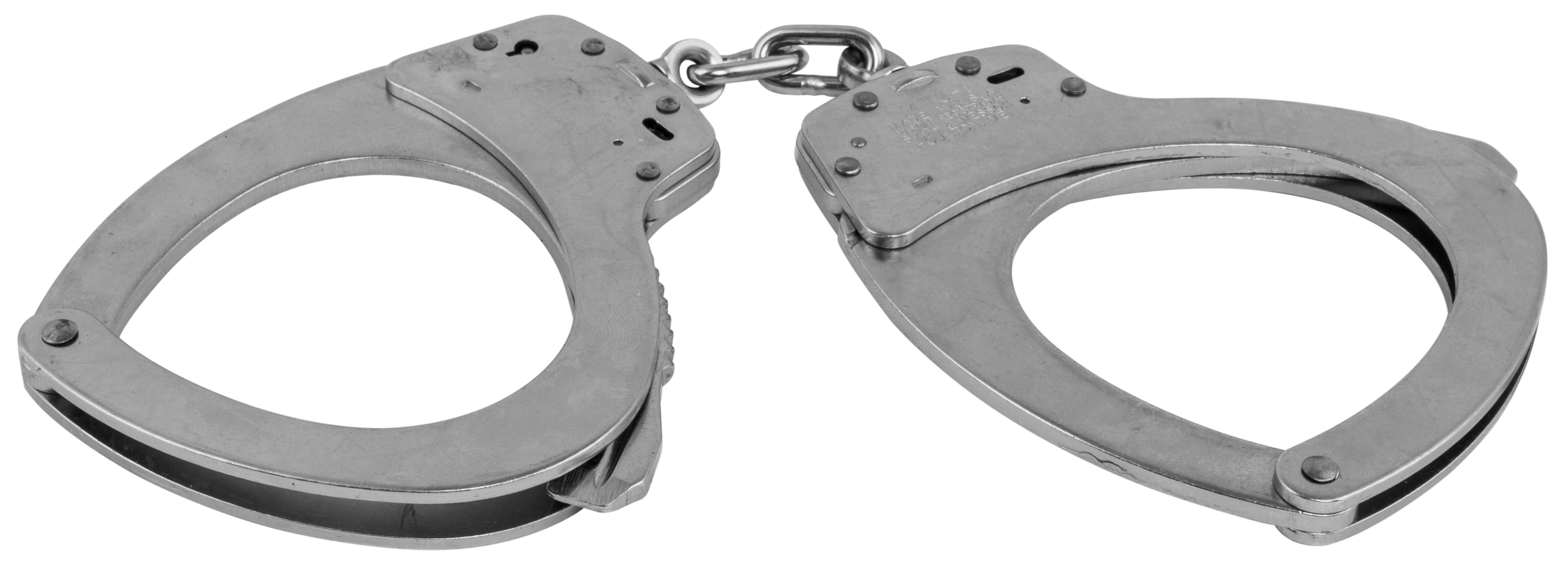 Smith & Wesson Model 110 Oversized Handcuffs, Nickel