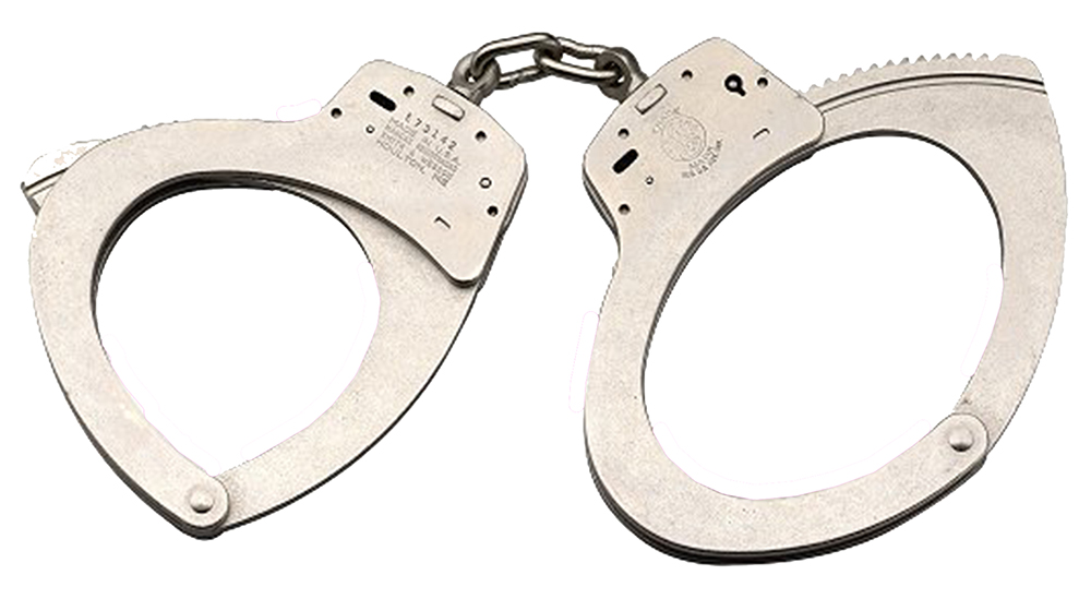 Smith & Wesson Model 110 Oversized Handcuffs, Nickel