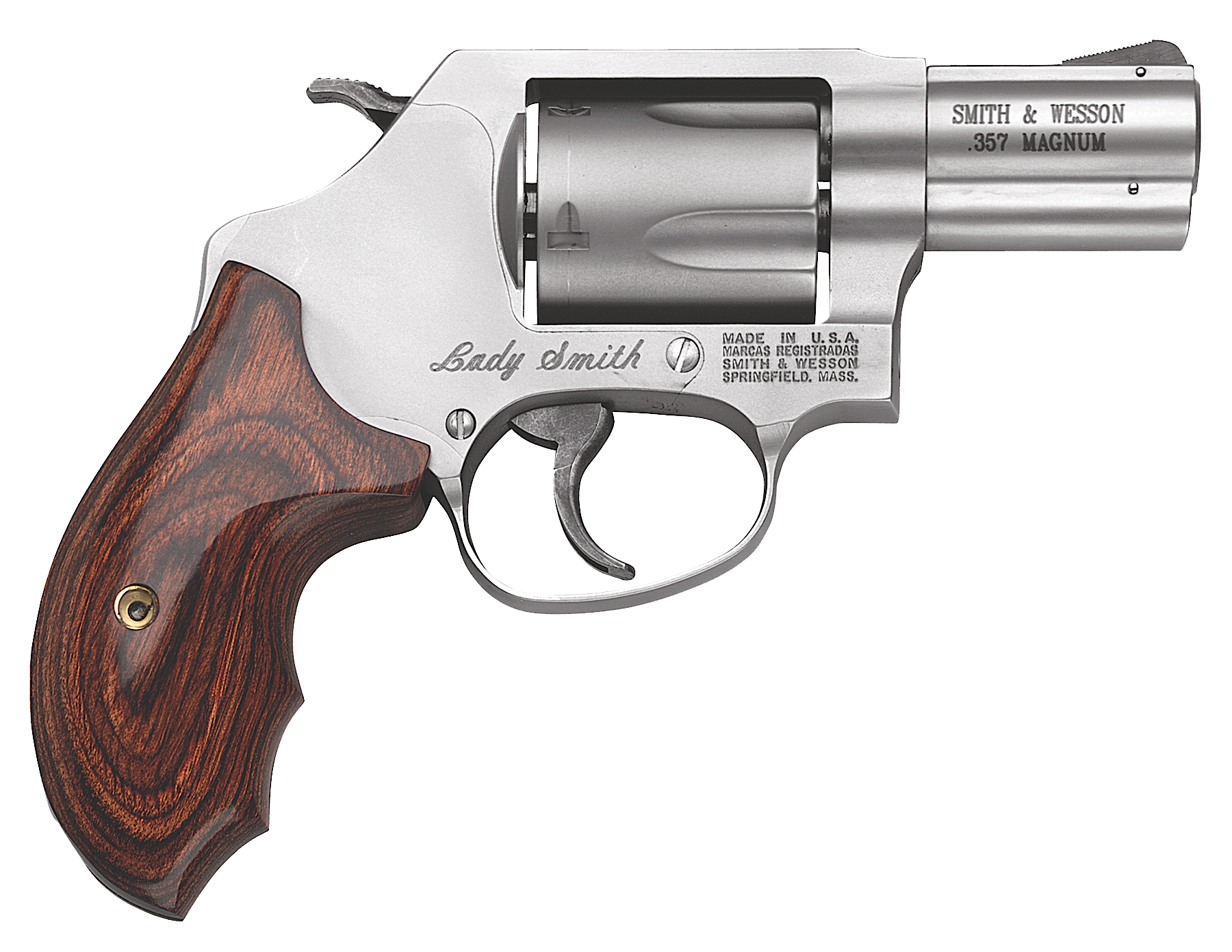 Smith & Wesson Model 60 LadySmith, .357 Magnum Revolver, 2.12" Barrel, Stainless, CA Compliant, 5-Round Capacity