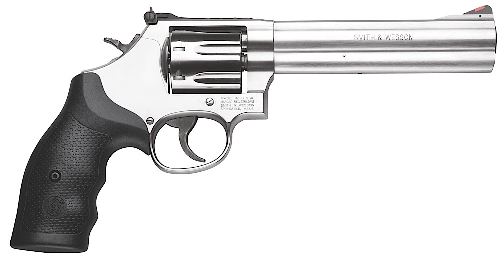 Smith & Wesson Model 686 Plus, .357 Magnum Revolver, 6" Barrel, Stainless, CA Compliant, 7-Round Capacity
