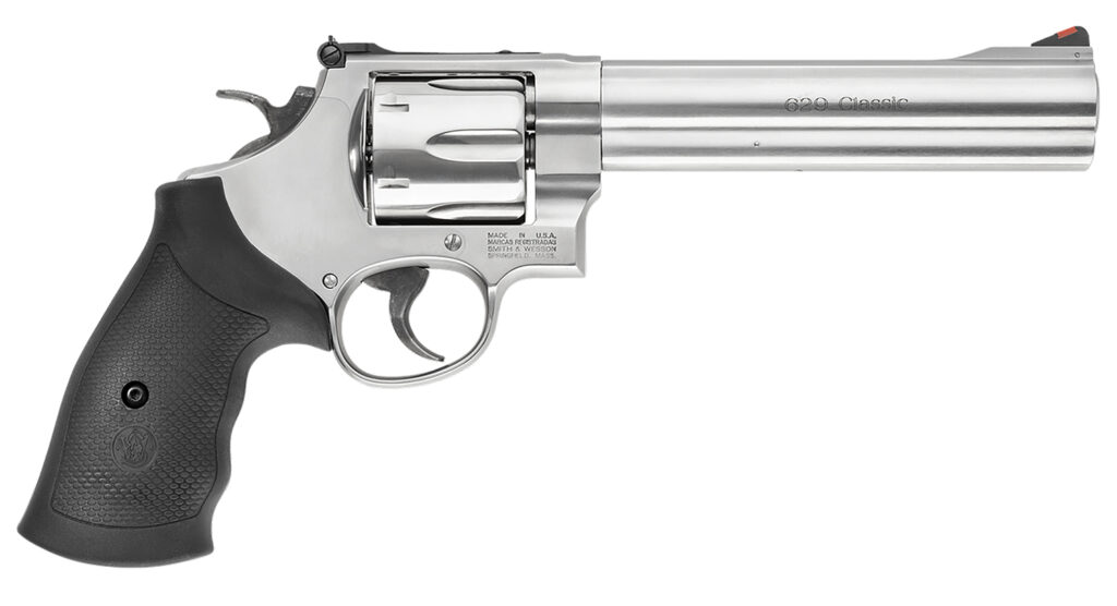 Smith & Wesson Model 629 Classic, .44 Magnum Revolver, 6.5" Barrel, Stainless, CA Compliant, 6-Round Capacity