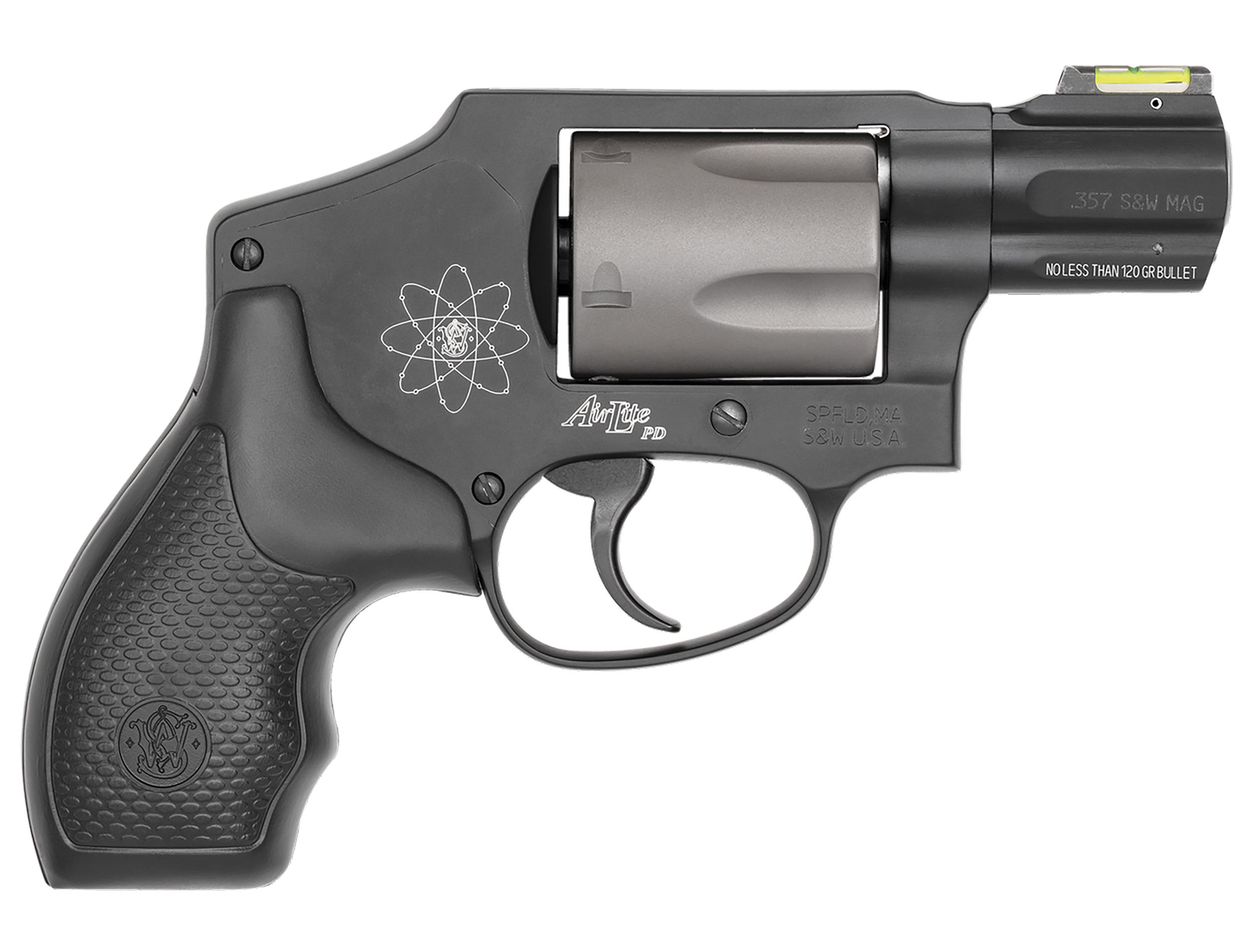 Smith & Wesson Model 340PD, .357 Magnum Revolver, 1.88" Barrel, Black, CA Compliant, 5-Round Capacity