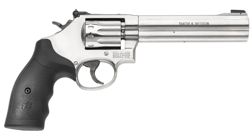 Smith & Wesson Model 617, .22 LR Revolver, 6" Barrel, Stainless, CA Compliant, 10-Round Capacity