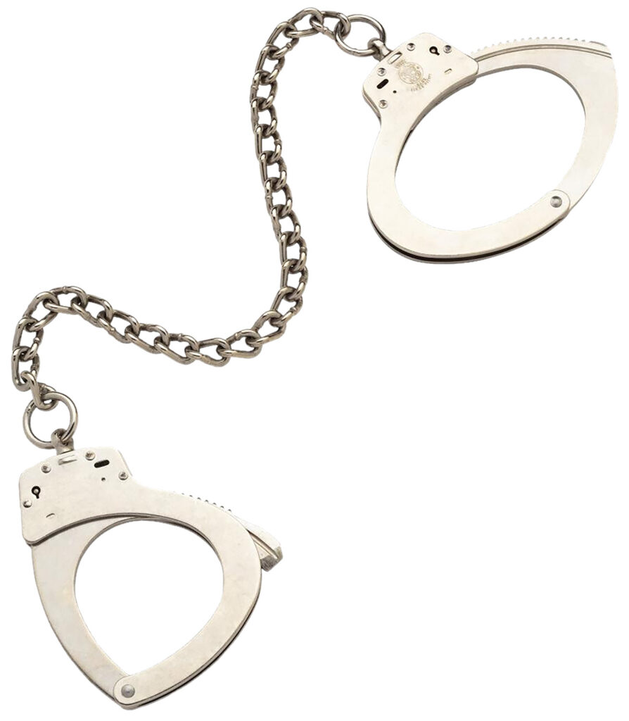 Smith & Wesson Model 1900 Leg Irons, Nickel