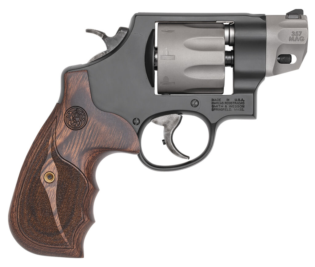 Smith & Wesson Performance Center Model 327, .357 Magnum Revolver, 2" Barrel, Stainless, CA Compliant, 8-Round Capacity