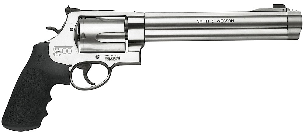 Smith & Wesson Model 500, .500 S&W Magnum Revolver, 8.38" Barrel, Stainless, CA Compliant, 5-Round Capacity