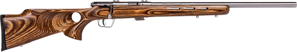 Savage Arms Mark 2 Btvs .22 LR Rifle, 21" Barrel, Walnut Laminate Thumbhole