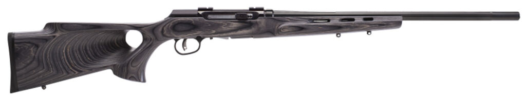 Savage Arms A17 Target .17 HMR Rifle, 22" Barrel, Gray Laminate Target Thumbhole