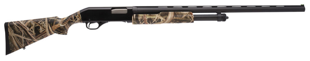 Savage Arms 320 Field 12 Gauge Shotgun, 28" Barrel, Mossy Oak Shadow Grass Blades Camo