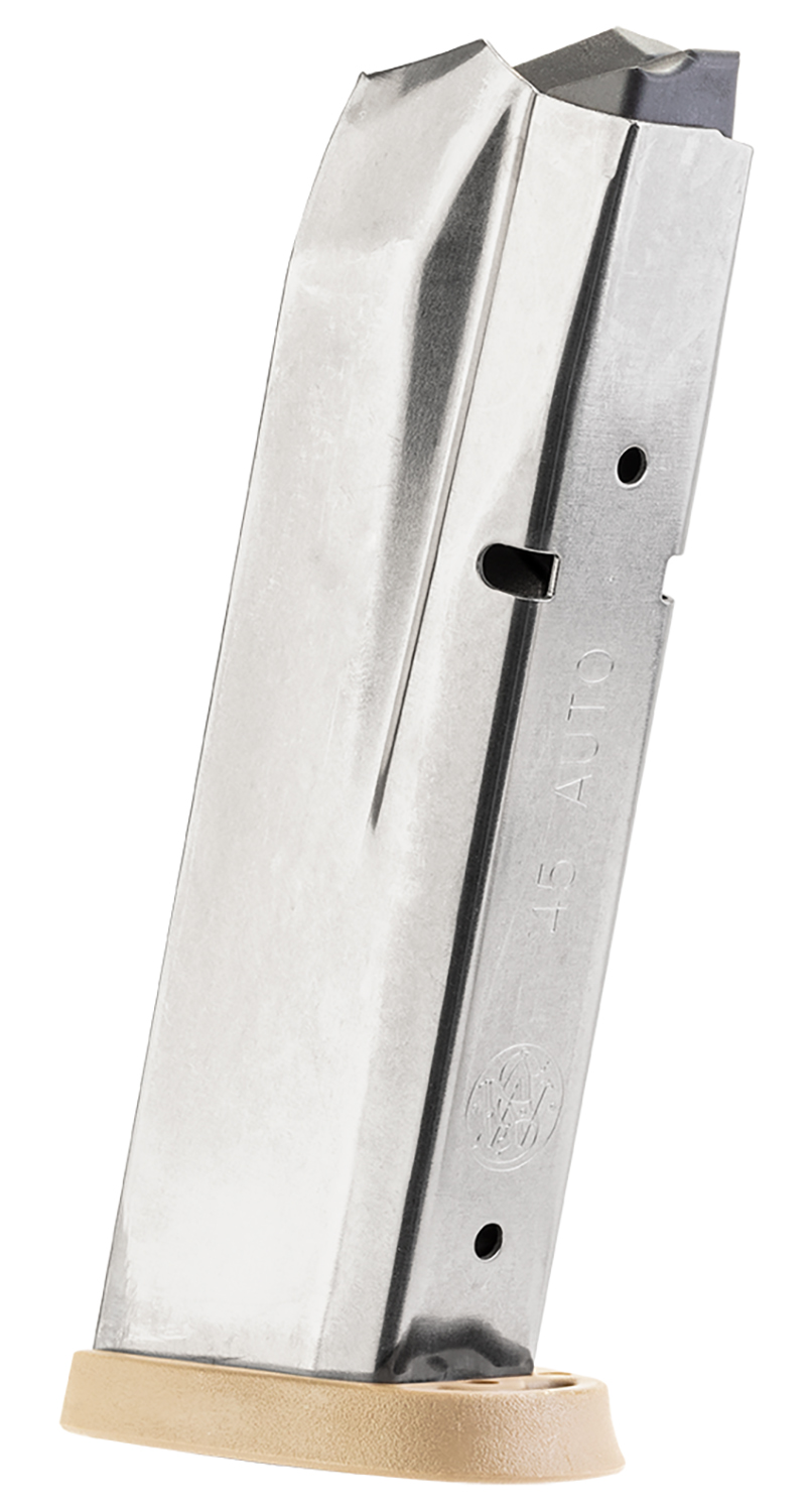 Smith & Wesson M&P45 .45 ACP 10-Round Magazine, Brown Base Plate