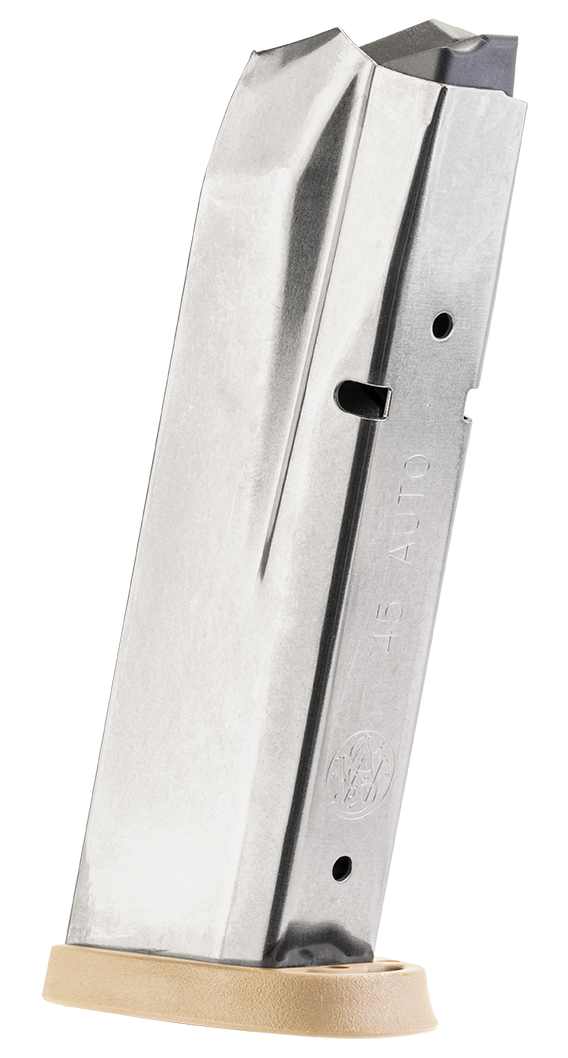 Smith & Wesson M&P45 .45 ACP 10-Round Magazine, Brown Base Plate