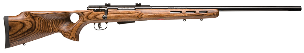 Savage Arms 25 Lightweight Varminter-T .223 Rem Rifle, 24" Barrel, Brown Thumbhole
