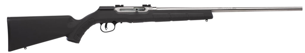 Savage Arms A Series FSS .22 LR Rifle, 22" Barrel, Black/Stainless Steel