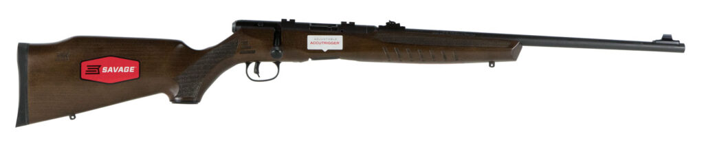 Savage Arms B Series G .22 LR Rifle, 21" Barrel, Brown/Tan/Black