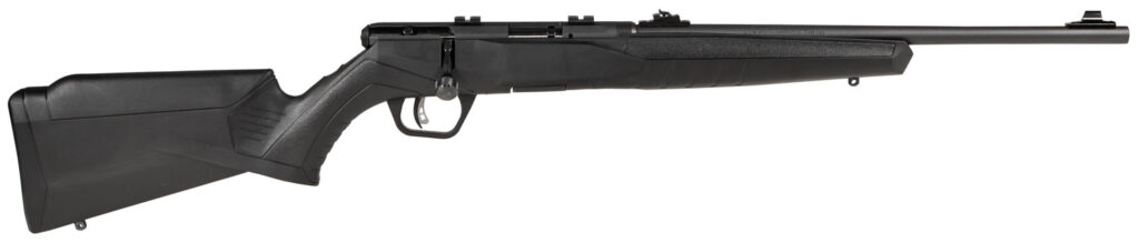 Savage Arms B Series F .22 WMR Rifle, 18" Barrel, Compact Synthetic/Black