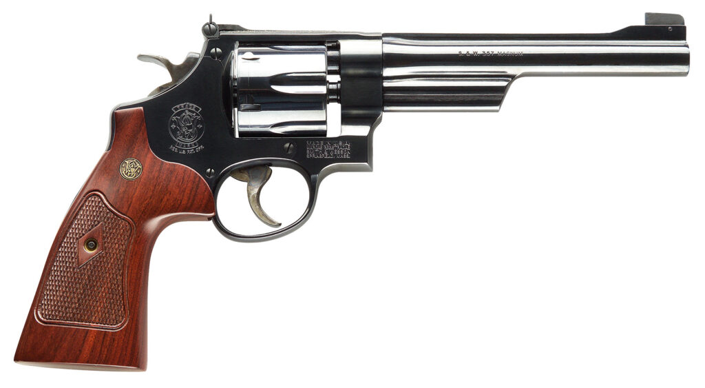 Smith & Wesson Model 27, .357 Magnum Revolver, 6.5" Barrel, Stainless, CA Compliant, 6-Round Capacity