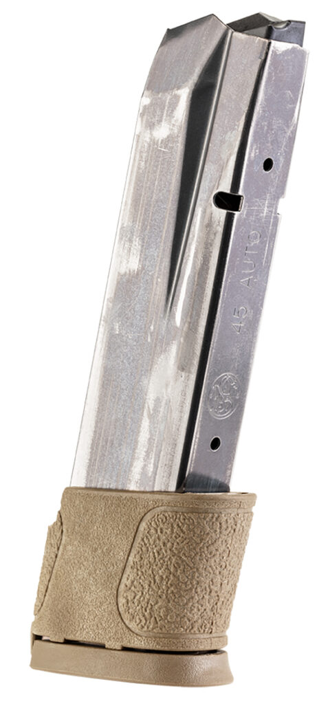 Smith & Wesson M&P45 .45 ACP 14-Round Magazine, Brown Base Plate