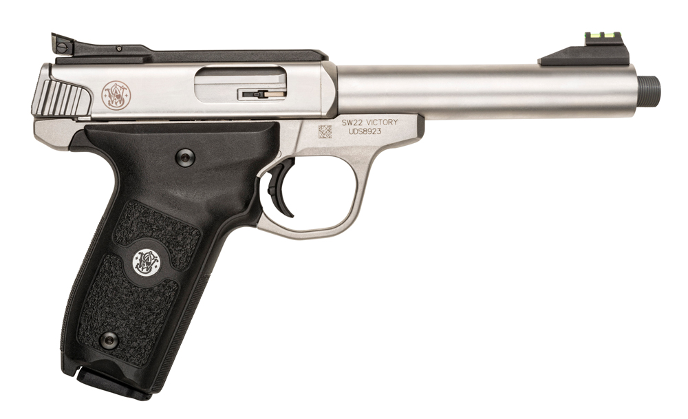 Smith & Wesson SW22 Victory, .22 LR Pistol, 5.5" Barrel, Stainless, 10+1 Capacity