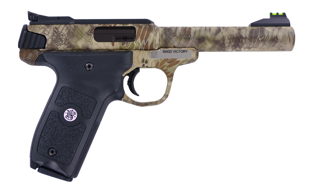 Smith & Wesson SW22 Victory, .22 LR Pistol, 5.5" Barrel, Kryptek Highlander, 10+1 Capacity