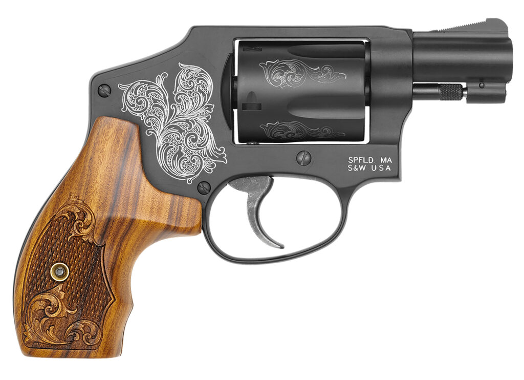 Smith & Wesson Model 442, .38 Special +P Revolver, 1.88" Barrel, Black, CA Compliant, 5-Round Capacity