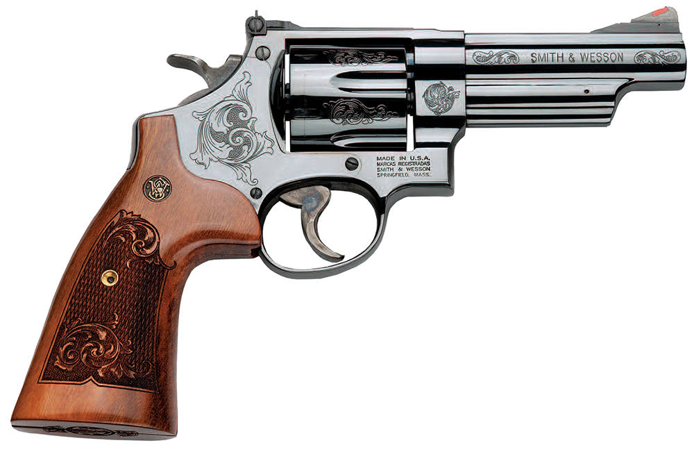 Smith & Wesson Model 29, .44 Magnum Revolver, 4" Barrel, Blued, CA Compliant, 6-Round Capacity