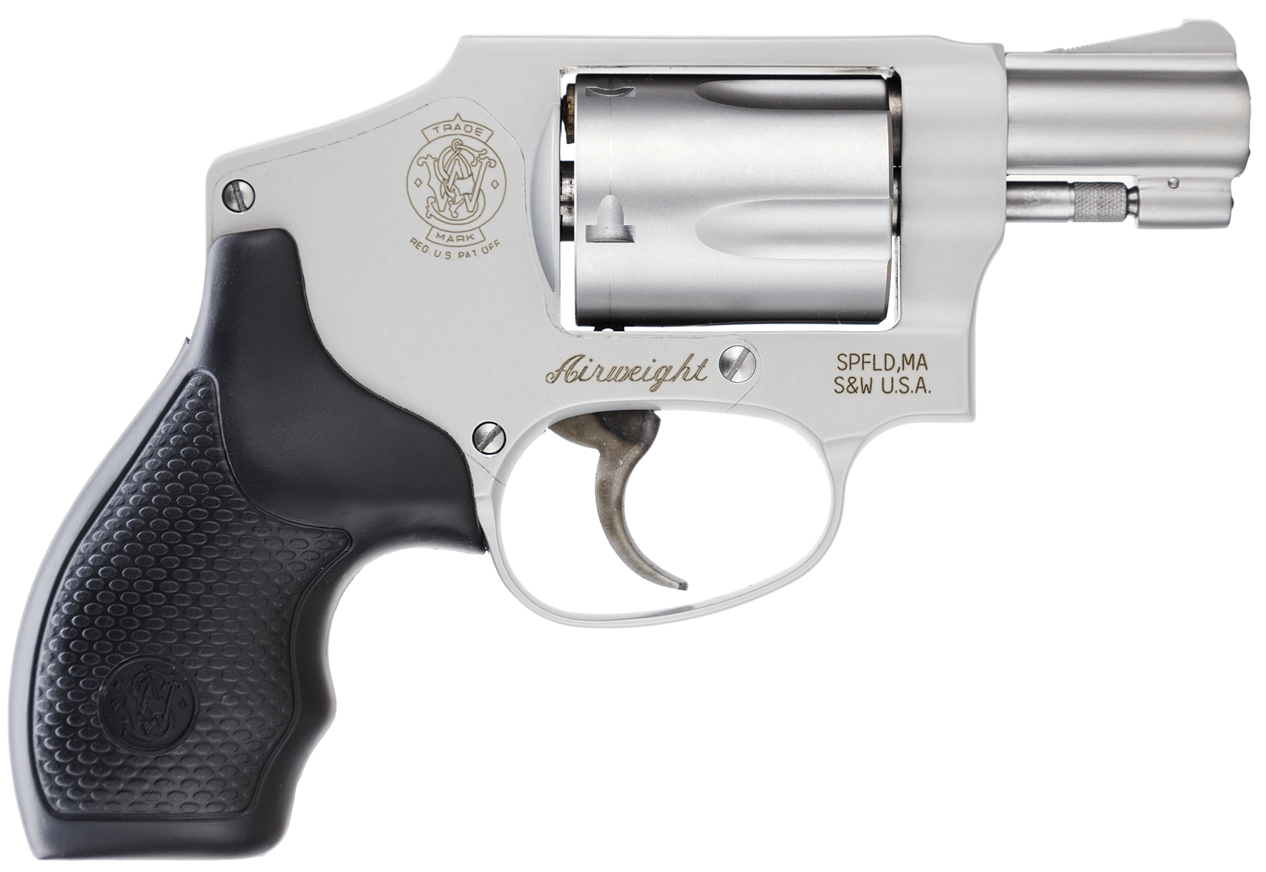 Smith & Wesson Model 642, .38 Special +P Revolver, 1.88" Barrel, Stainless, CA Compliant, No Internal Lock, 5-Round Capacity