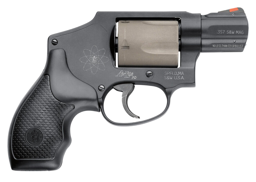 Smith & Wesson Model 340PD, .357 Magnum Revolver, 1.88" Barrel, Matte Black, 5-Round Capacity
