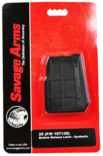 Savage Arms Model 25 Magazine, .22 Hornet, 4-Round, Black