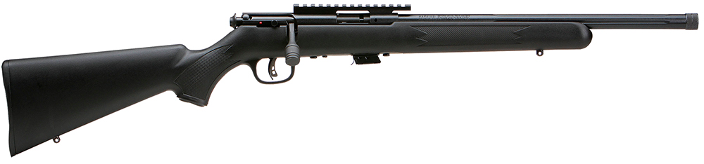 Savage Arms Mark 2 FV-SR .22 LR Rifle, 16.5" Barrel, Black Checkered Synthetic Stock