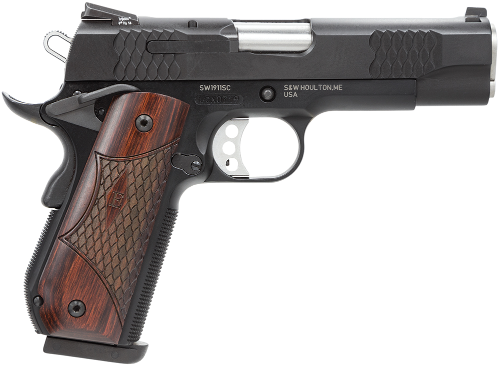 Smith & Wesson SW1911SC E-Series, .45 ACP Pistol, 4.25" Barrel, Black, 8+1 Capacity