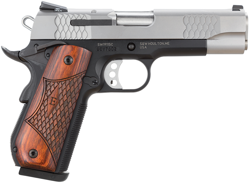 Smith & Wesson SW1911SC E-Series, .45 ACP Pistol, 4.25" Barrel, Two-Tone, 8+1 Capacity