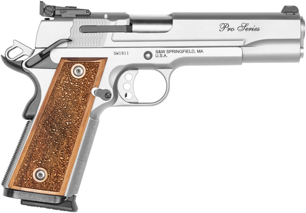 Smith & Wesson Performance Center SW1911 Pro Series, 9mm Pistol, 5" Barrel, Stainless, 10+1 Capacity