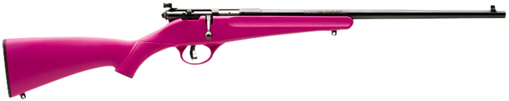Savage Arms Rascal Youth .22 LR Rifle, 16.13" Barrel, Pink Synthetic