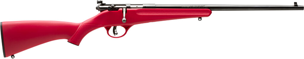 Savage Arms Rascal Youth .22 LR Rifle, 16.13" Barrel, Red Synthetic