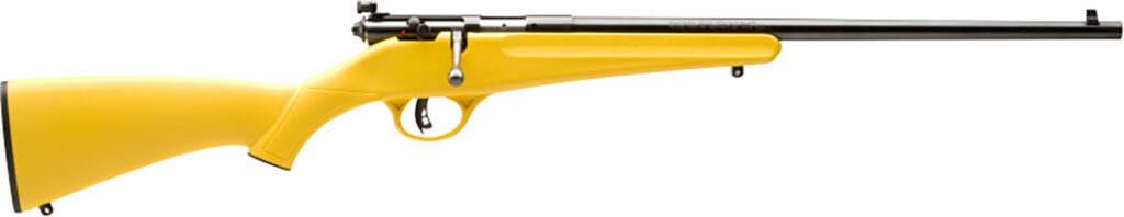 Savage Arms Rascal Youth .22 LR Rifle, 16.13" Barrel, Yellow Synthetic